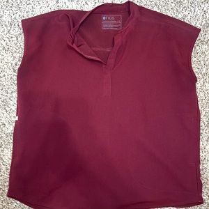 figs rafaela oversized scrub top